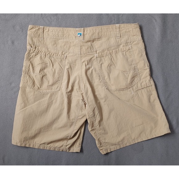 Kuhl Utility Shorts Men's 38 X 10" Khaki Brown Pockets Hiking Outdoor - Picture 5 of 13